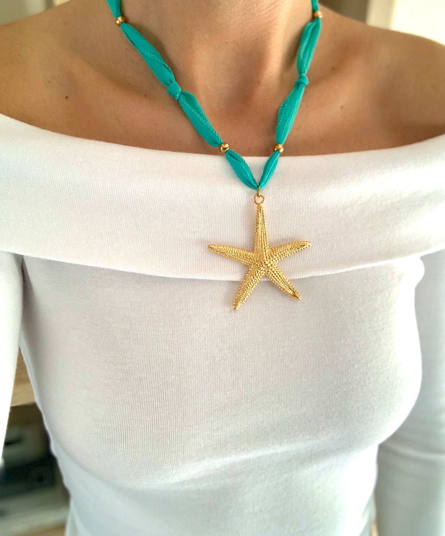 Collier IBIZA en soie